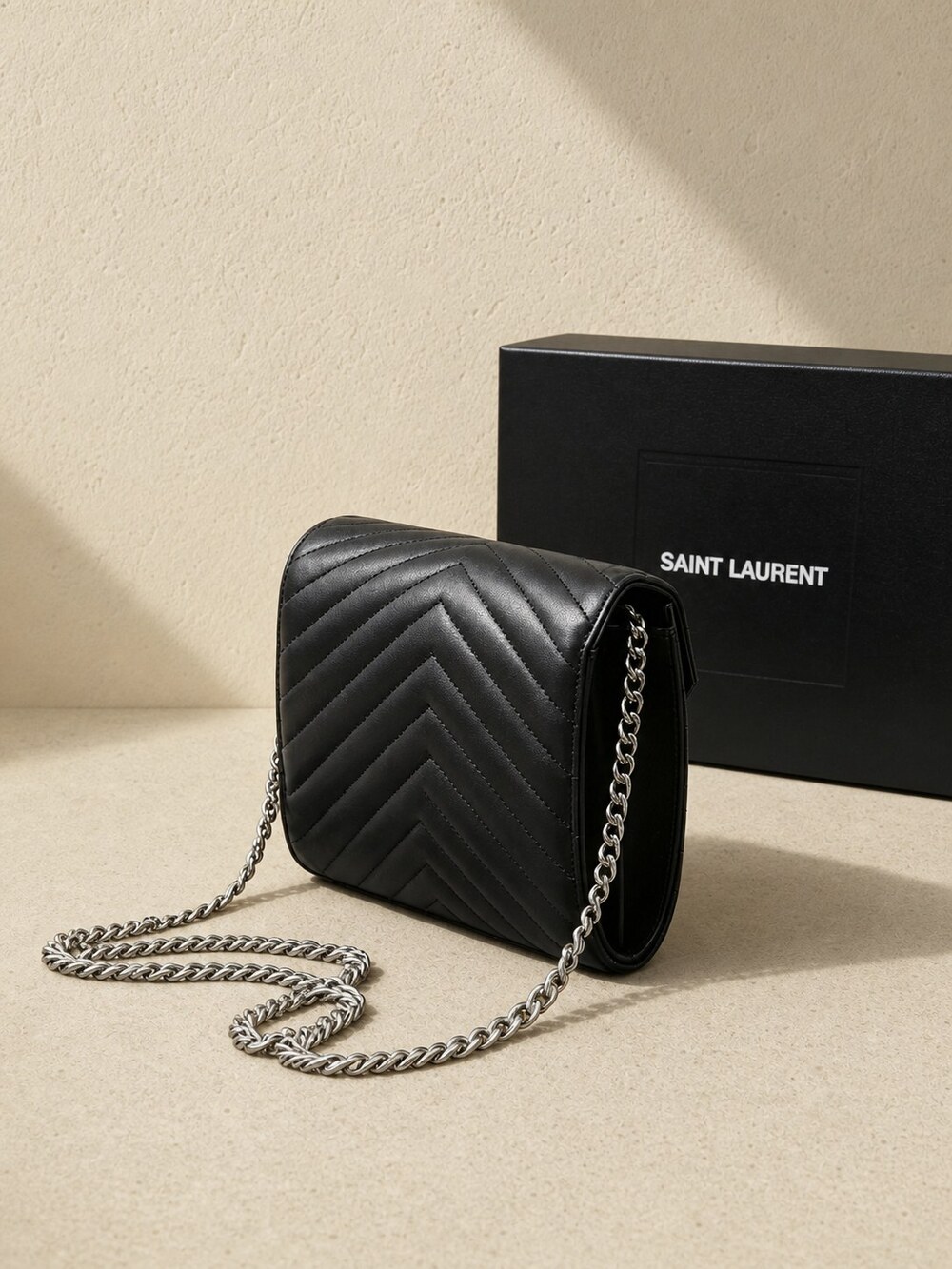 Saint Laurent Envelope Medium Bag | New / Unused - Picture 8 of 8